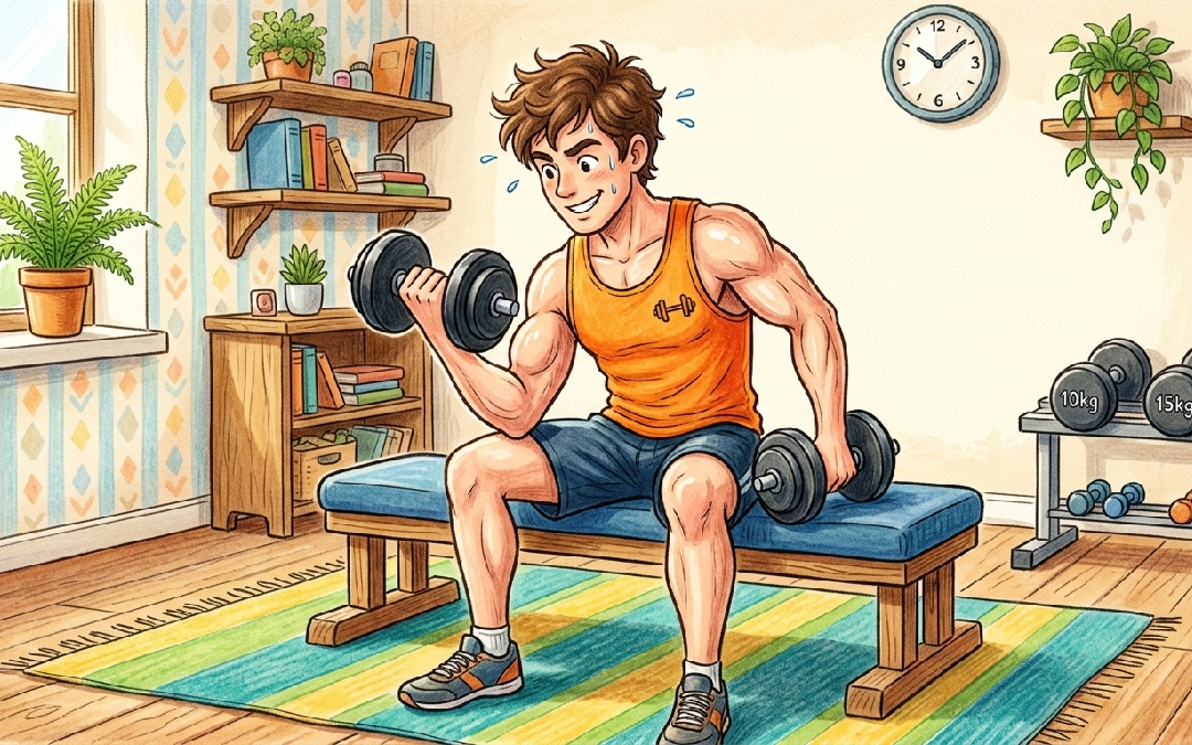 My Lazy but Smart Muscle Building Journey: Starting at Home in 2026 (Beginner-Friendly Guide)